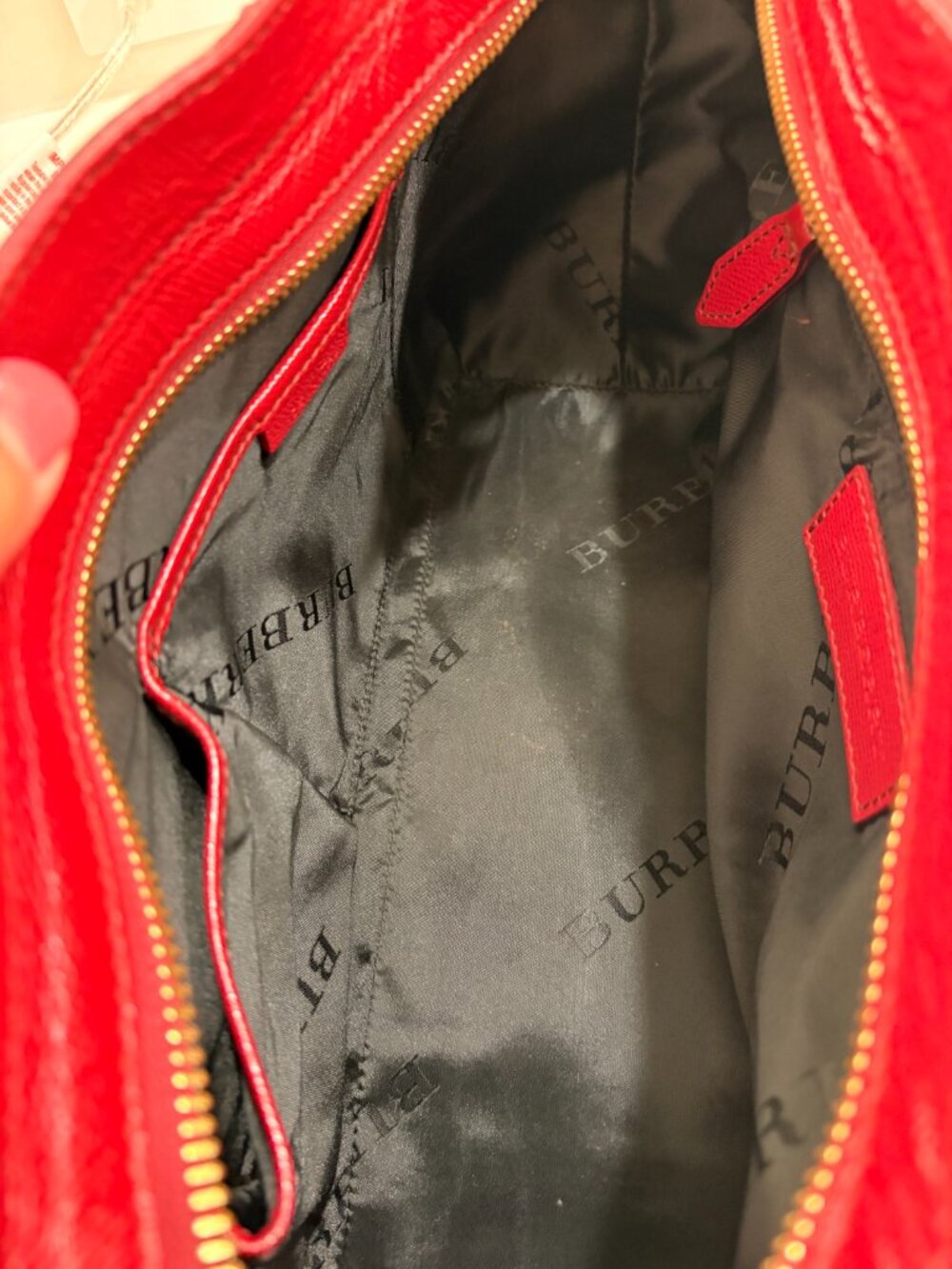Burberry Somerfeld Convertible Tote - Saffiano Patent Leather - Picture 11 of 16